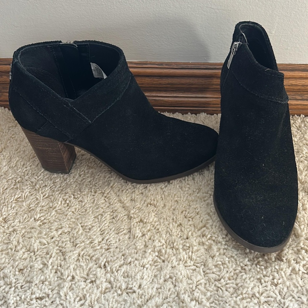 Black Suede Ankle Boots